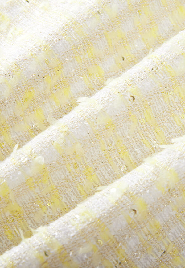 Contrasting-trim Braided-detail Sequin-detail A-line Dress - Image 8