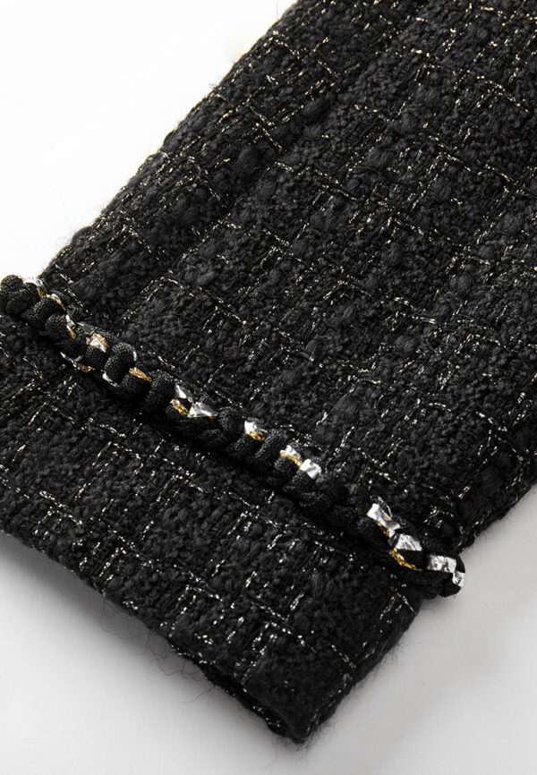 Prestige Chinese Button Square-sequin Stand Collar Jacket - Image 6