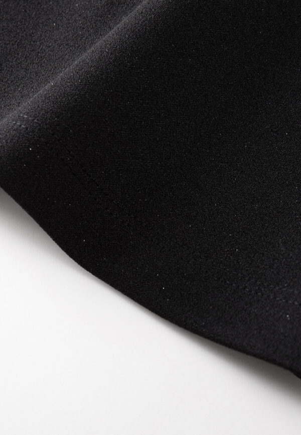 Embellished Stand-collar Jersey top - Image 5