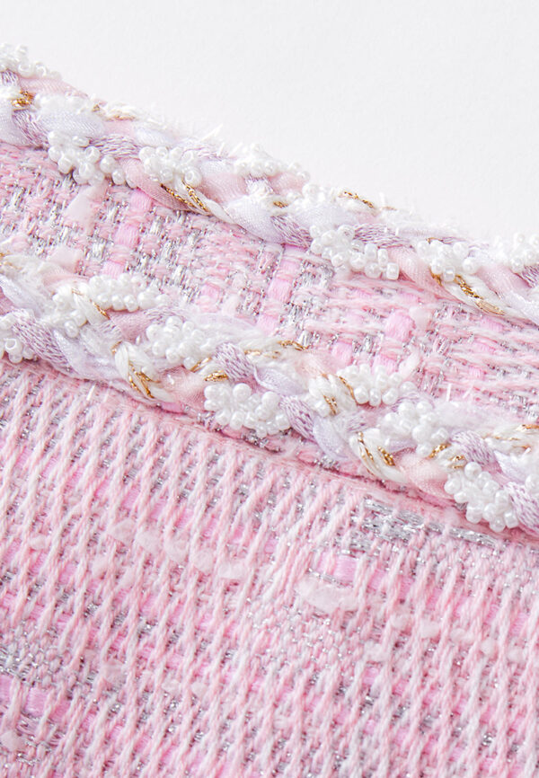Braided-trim Lurex Skirt - Image 3