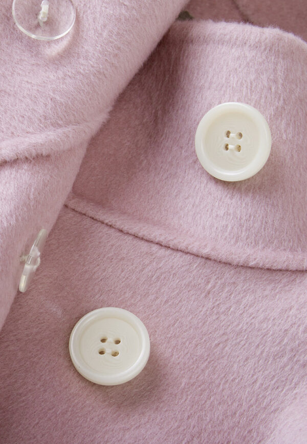 Double-breasted Stand-collar Coat - Image 3