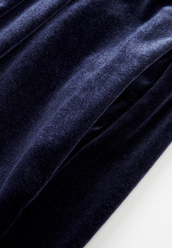 Velvet Wide-leg Elasticated Pants - Image 5