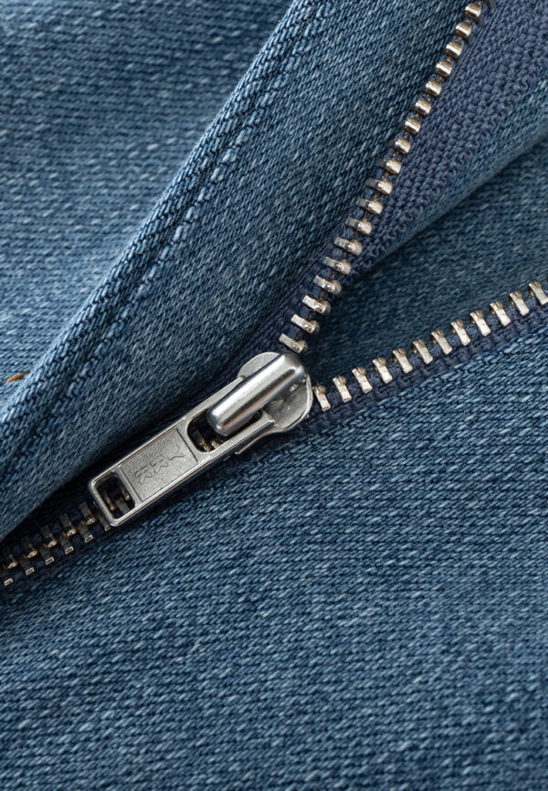 Embellished-trim Slit-pocket Wide-leg Jeans - Image 8