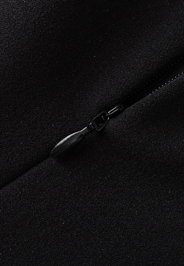 Embellished Stand-collar Jersey top - Image 7