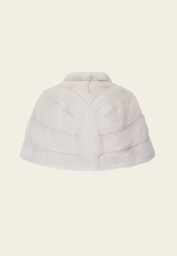 Fur Cropped Cape - Image 2