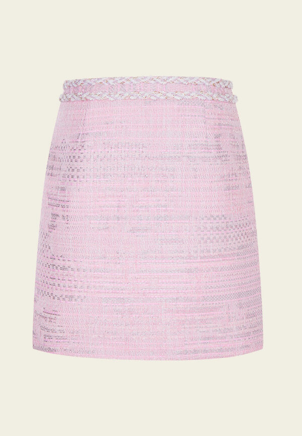 Braided-trim Lurex Skirt - Image 2