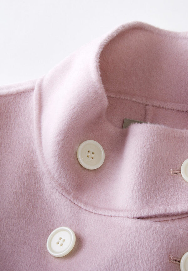 Double-breasted Stand-collar Coat - Image 4