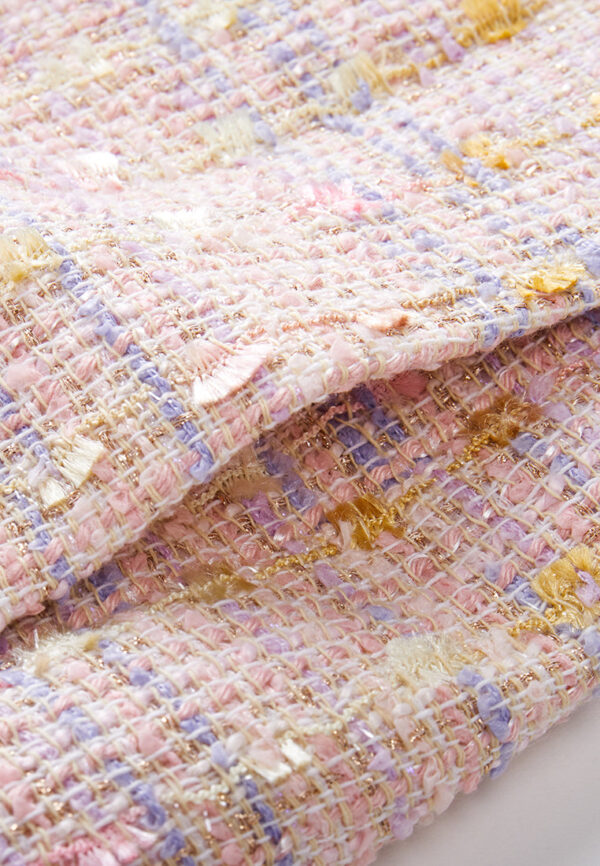 Frayed-detail V-neck Belted Dress - Image 6